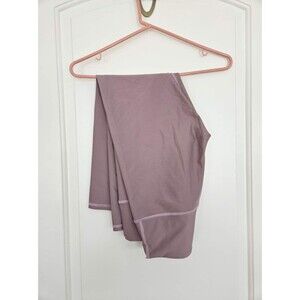 SAVVI MIYA LEGGINGS. full length, Activewear, Pink/lavender with shimmer, size M